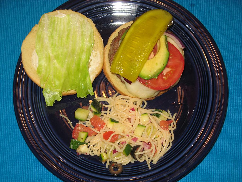 Burger & Salad