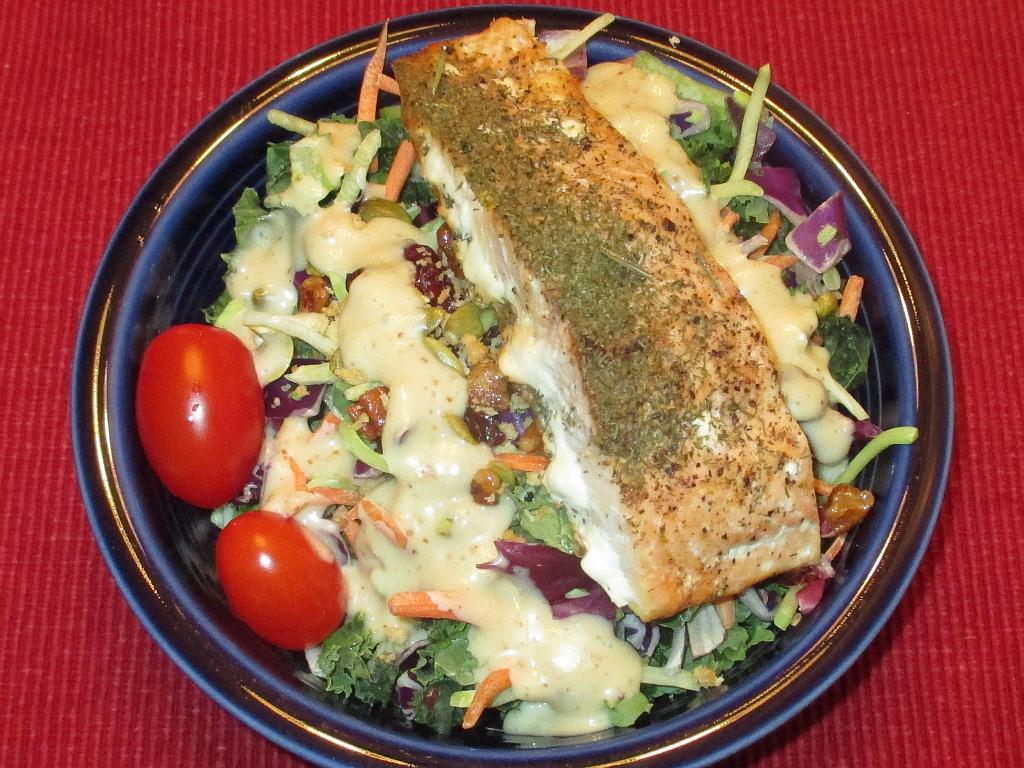 Salmon with Asian Salad