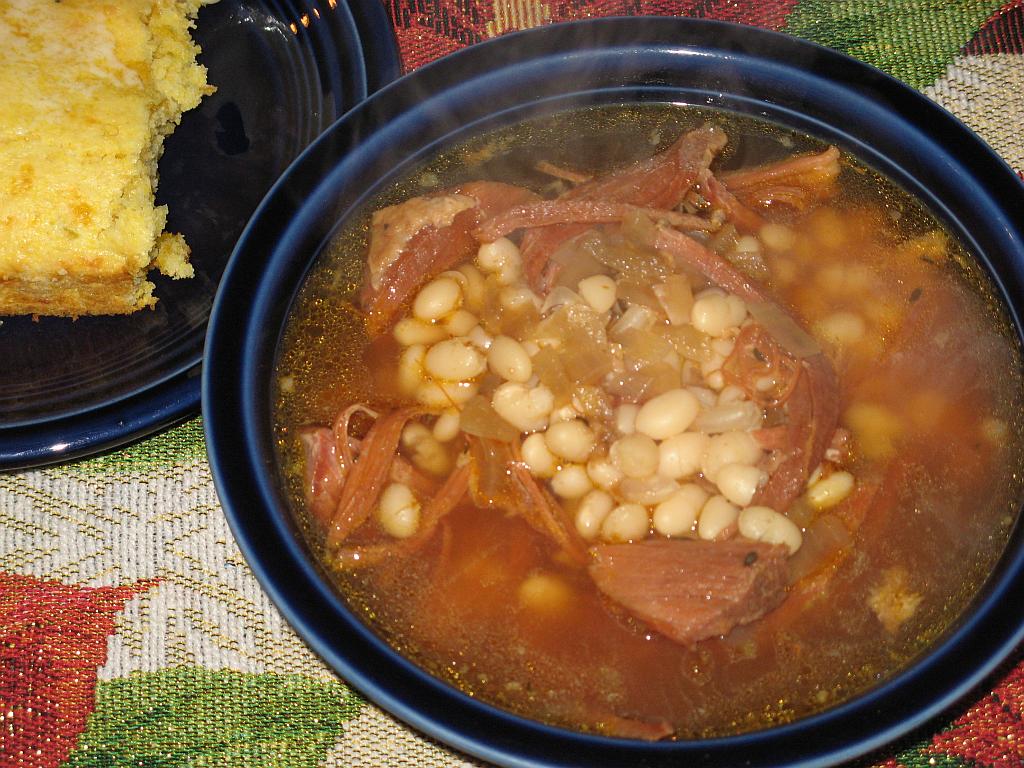 Navy Bean and Ham Soup