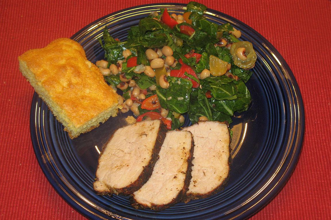 Pork and Collard Green Salad