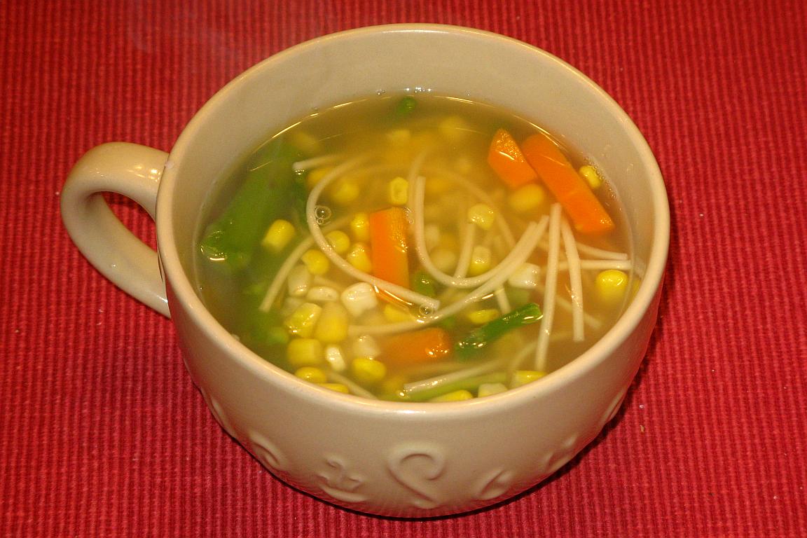 Vegetable Lo Mein Soup