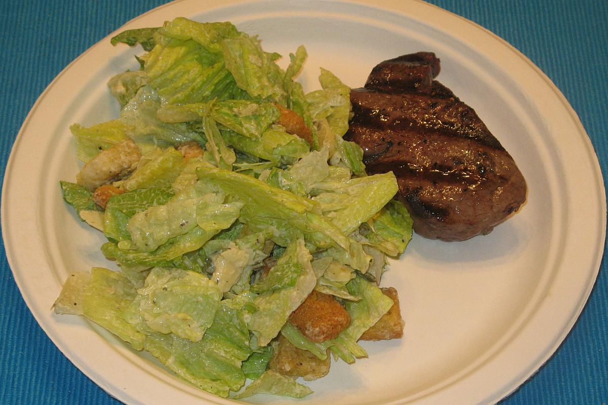 Steak and Salad