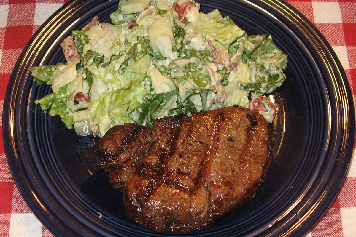 Steak and Salad