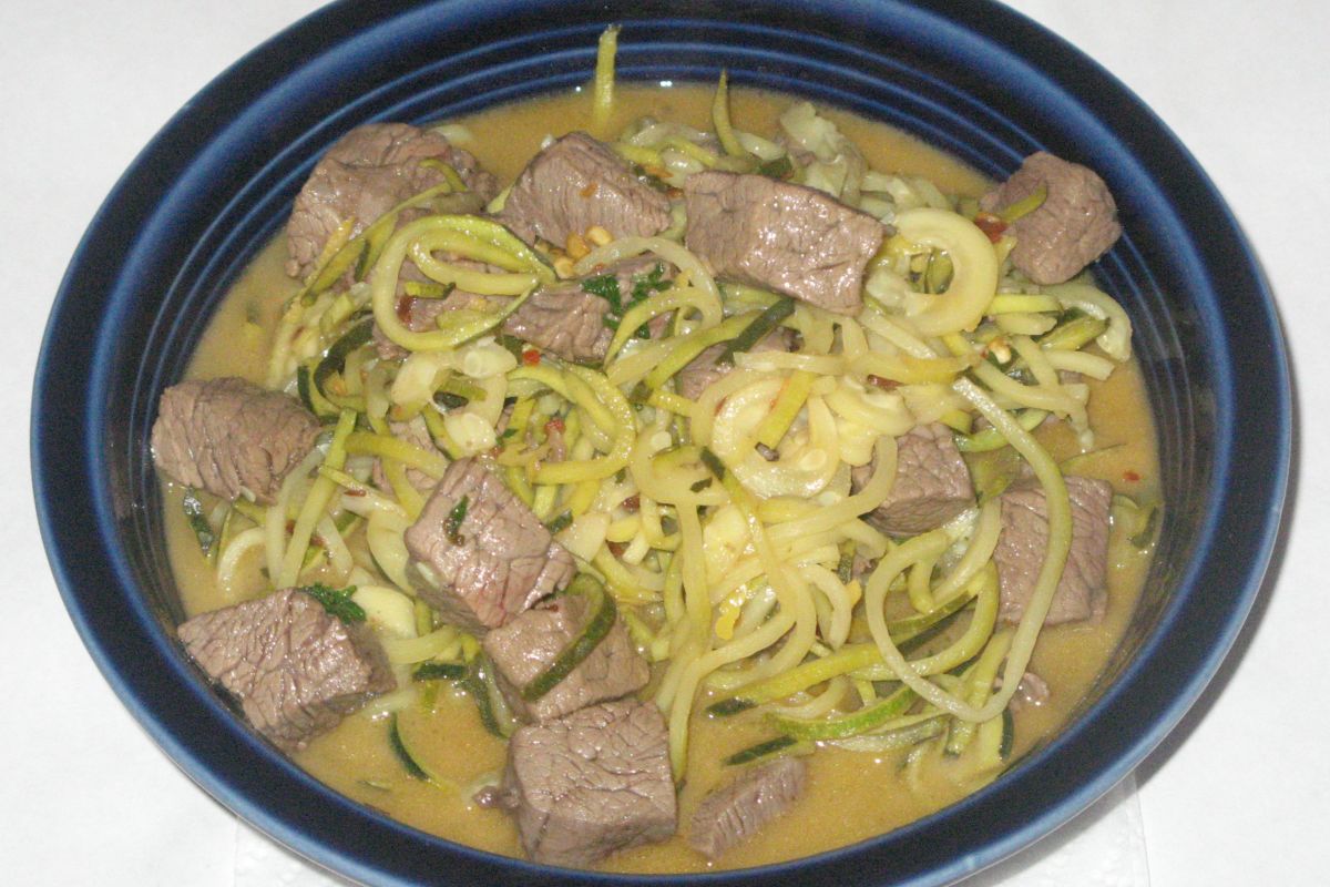 Steak with Zoodles Dinner